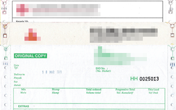 Continuous Form Cetak dengan Identitas Perusahaan