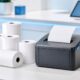 Kertas thermal ukuran 58 mm dan 80 mm dengan printer struk