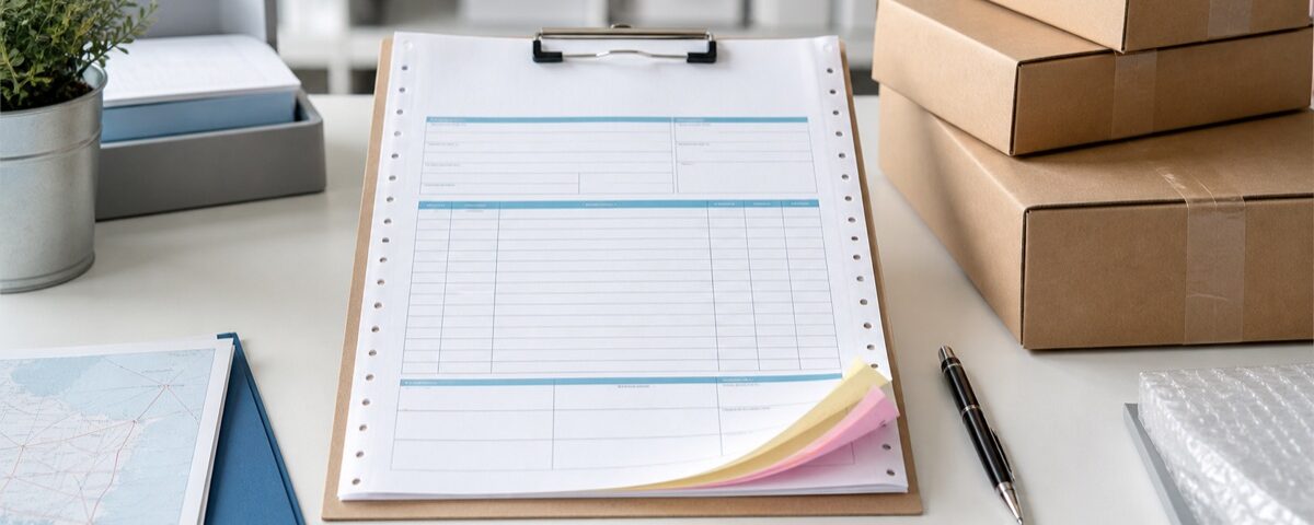Template surat jalan barang dan paket pengiriman