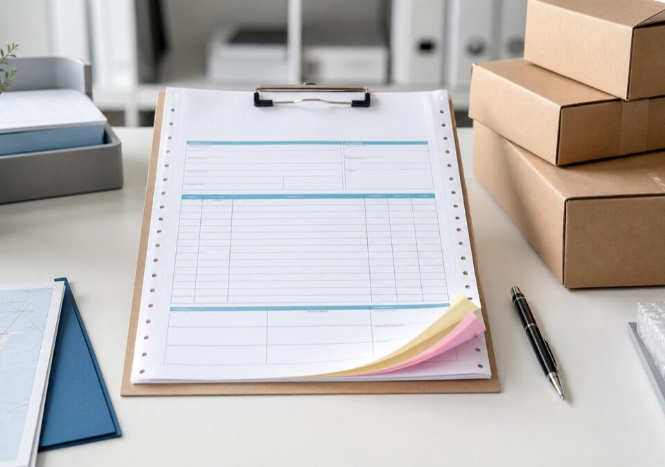 Template surat jalan barang dan paket pengiriman